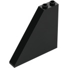 LEGO Black Slope 1 x 6 x 5 (55°) with Bottom Stud Holder (2937)