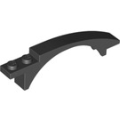 LEGO Black Slope 1 x 8 x 1.6 Curved with Arch (50967)