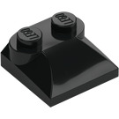 LEGO Black Slope 2 x 2 Curved with Curved End (47457)