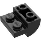 LEGO Zwart Helling 2 x 2 x 1 Gebogen Omgekeerd (1750)