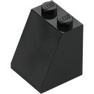 LEGO Black Slope 2 x 2 x 2 (65°) with Bottom Tube (3678)