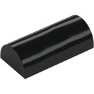 LEGO Black Slope 2 x 4 Curved with Groove (6192 / 30337)