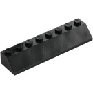 LEGO Black Slope 2 x 8 (45°) (4445)