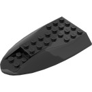 LEGO Noir Pente 6 x 10 avec Double Bow (87615)
