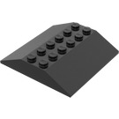 LEGO Black Slope 6 x 6 (25°) Double (4509)