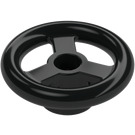 LEGO Black Small Steering Wheel (16091 / 30663)