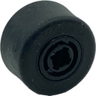 LEGO Black Small Wheel With Slick Tyre (Round Hole)