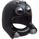 LEGO Black Spider Costume Head Cover with Silver Eyes (35690 / 38369)
