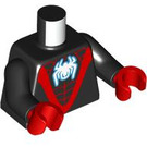 LEGO Black Spider-man (Miles Morales) Minifig Torso (973 / 76382)