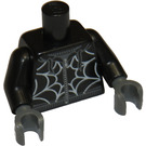 LEGO Black Spider Suit Boy Minifig Torso (973 / 88585)