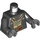LEGO Noir Splinter avec Noir Jacket (79117) Minifig Torse (973 / 76382)