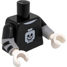 LEGO Black Spooky Boy Minifig Torso (973 / 16360)
