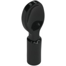 LEGO Black Spoon with Short Handle and Flat End (80179)