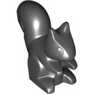 LEGO Schwarz Squirrel mit Grau Nose (98481)