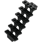 LEGO Schwarz Treppe 7 x 4 x 6 Open (30134)