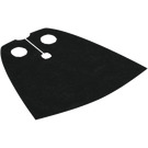 LEGO Black Standard Cape with Regular Starched Texture (20458 / 50231)