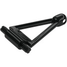 LEGO Black Steering Arm Triangular with 2 Axles and Ball Socket (5294)