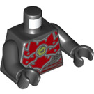 LEGO Schwarz Stone Army Minifig Torso (973 / 76382)
