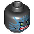 LEGO Black Stone Army Minifigure Head (Safety Stud) (11829 / 13399)