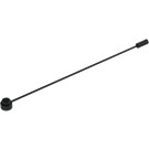 LEGO Black String with End Stud and Bar (13 Studs Long) (93229)