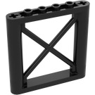 LEGO Schwarz Support 1 x 6 x 5 Träger Rectangular (64448)