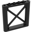 LEGO Black Support 1 x 6 x 5 Girder Rectangular (64448)