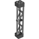 LEGO Black Support 2 x 2 x 10 Girder Triangular Vertical (Type 3 - 3 Posts, 2 Sections) (58827)