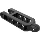 LEGO Zwart Suspension Arm met Afgerond Bal Socket (Afgeschuinde kogelmof) (32195)