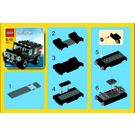 LEGO Zwart SUV 7602 Instructions