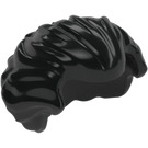 LEGO Black Swept Back Wavy Hair with Widow's Peak (21269)