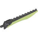 LEGO Black Sword, Backside Transparent Bright Green (98568)