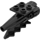 LEGO Schwarz Schwanz 4 x 2 x 2 mit Rakete (4746)