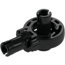 LEGO Black Technic Click Rotation Bushing with Two Pins (47455)