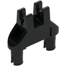 LEGO Black Technic Connector 3 x 1 x 3 with Two Pins and Two Clips (19159 / 47994)