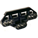 LEGO Black Technic Connector Block 3 x 6 with Six Axle Holes and Groove (32307)