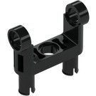 LEGO Zwart Technic Connector Toggle Joint Zacht Dubbele met 2 Pinnen (48496 / 65746)