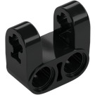 LEGO Black Technic Cross Block fork 2 x 2 (69819)