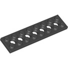 LEGO Black Technic Plate 2 x 8 with Holes (3738)