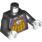 LEGO Zwart The pinguïn met Lavendel Poten en Bright Waistcoat Minifiguur Torso (973 / 76382)