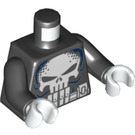 LEGO Zwart The Punisher Minifig Torso (973 / 76382)