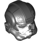 LEGO Black TIE Fighter Pilot Helmet with White Skull Front (50099 / 87556)