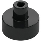 LEGO Black Tile 1 x 1 Round with Hollow Bar (20482 / 31561)