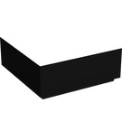LEGO Black Tile 1 x 1 with White with Groove (3070)