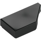 LEGO Black Tile 1 x 2 45° Angled Cut Right (5092)