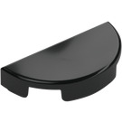 LEGO Black Tile 1 x 2 Half Circle (1748)