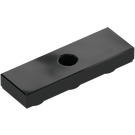 LEGO Black Tile 1 x 3 Inverted with Hole (35459)