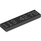 LEGO Black Tile 1 x 4 with 113 42.78 (2431 / 34233)
