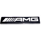 LEGO Noir Tuile 1 x 6 avec 'AMG' logo Autocollant (6636)