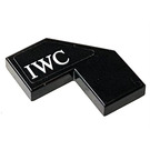 LEGO Black Tile 2 x 2 Corner with Cutouts with IWC (left) Sticker