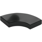 LEGO Black Tile 2 x 2 Curved Corner (27925)